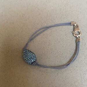 Swarovski Silver and Blue Crystal Bracelet